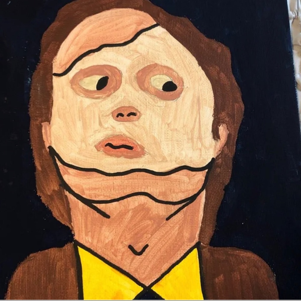 Dwight Schrute painting